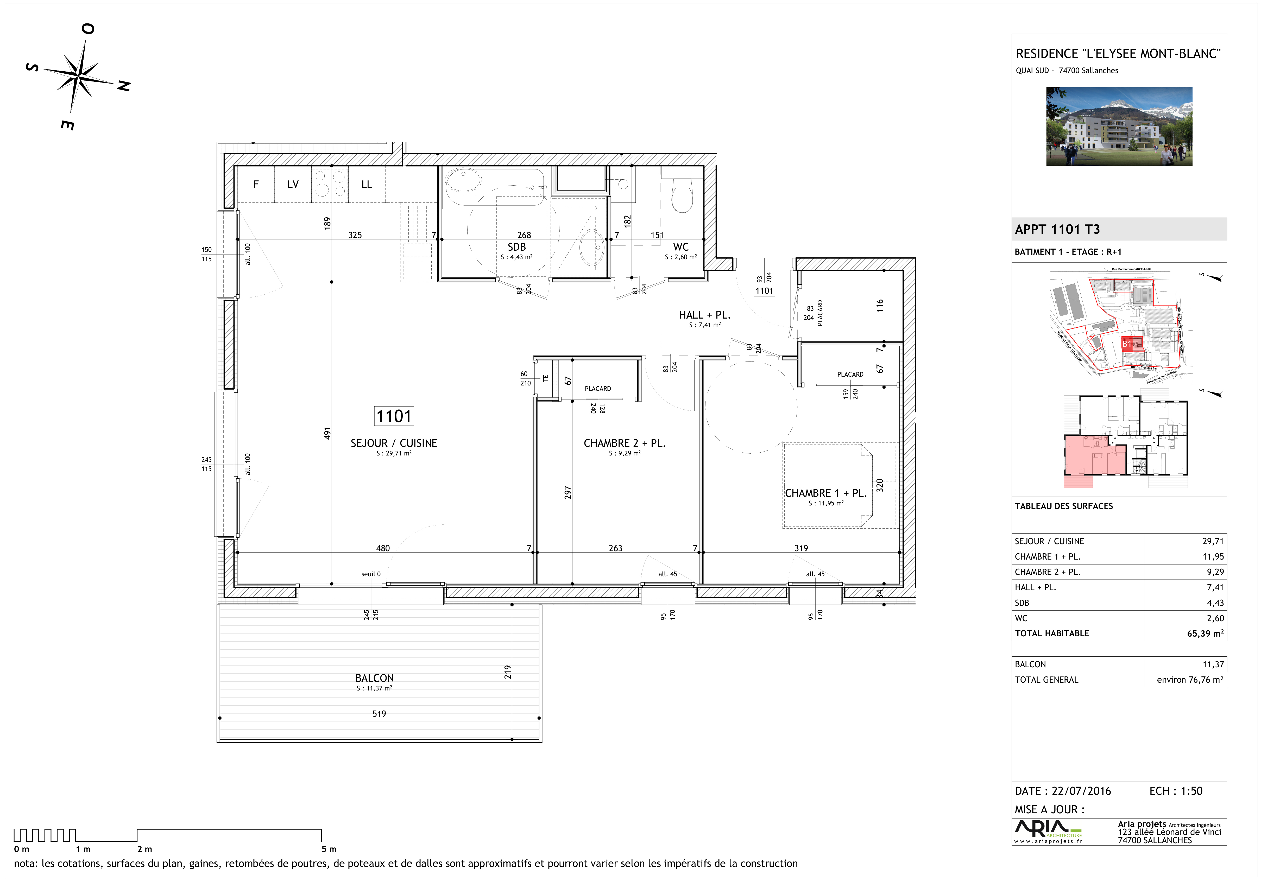 Rechercher un appartement neuf à Sallanches dans la résidence Résidence l'Elysée Mont Blanc
